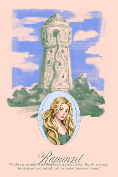 Poster Design Generator Featuring a Theme Inspired by a Disney Princess