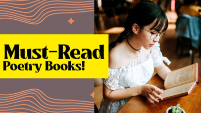 YouTube Thumbnail Generator for a Must-Read Poetry Book Recommendations 5771b