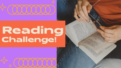 YouTube Thumbnail Creator for a Booktuber's Reading Challenge 5771c