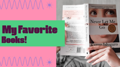 YouTube Thumbnail Generator for a Booktuber's Favorite Books of the Year 5771f