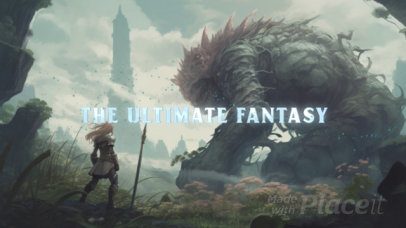 Intro Video Maker Featuring Graphics Inspired by Final Fantasy