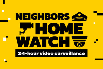 Yard Sign Maker for a Neighborhood Watch Program