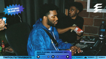 Twitch Overlay Creator for a Music Streaming Channel