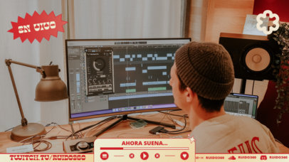 Livestream Twitch Overlay Creator for Musicians