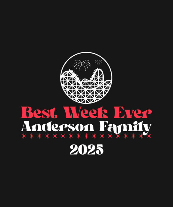 Placeit - T-Shirt Design Maker with Theme Park Graphics for a Family ...
