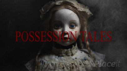 Horror Intro Video Creator for a Paranormal Tales Vlog 6794