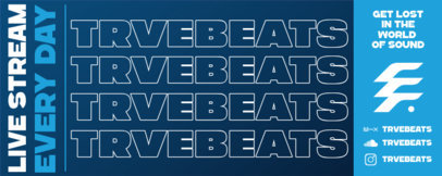 Twitch Profile Banner Creator for Musician Streamers 6490b-el1