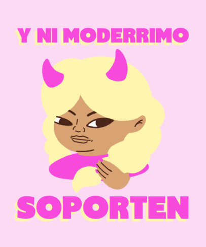 Quote T-Shirt Design Maker Featuring a Theme Inspired by Wendy Guevara