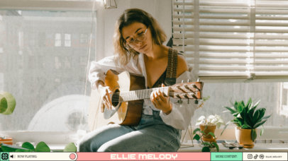 Twitch Overlay Maker for a Musician's Acoustic Covers Channel