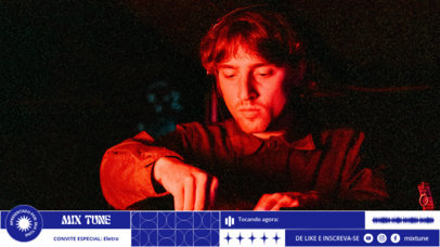 Online Twitch Overlay Template for Music Streamers