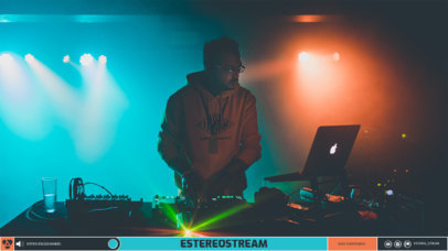 Twitch Overlay Design Generator for an Underground DJ 