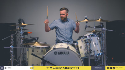 Twitch Overlay Generator for a Music Band Streaming Channel 