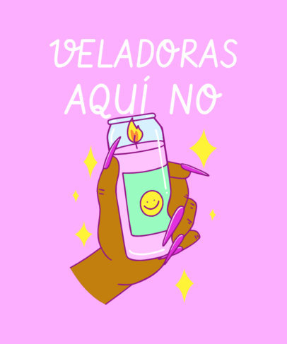 Fun T-Shirt Design Maker Featuring a Quote Inspired by Wendy Guevara