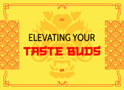 Greeting Card Generator for an Asian Food Place