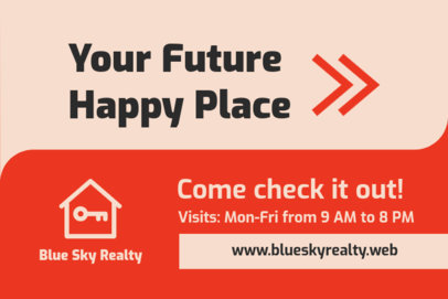 Yard Sign Generator Featuring a House with a Key