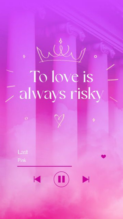 Instagram Story Video Maker Featuring a K-Pop-Inspired Quote 6937