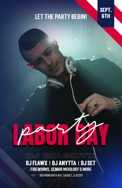 Online Flyer Design Maker Promoting Labor Day-Themed Events 6506 el1