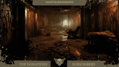 Horror Webcam Overly Generator for a Halloween Gaming Channel 4783m-5810