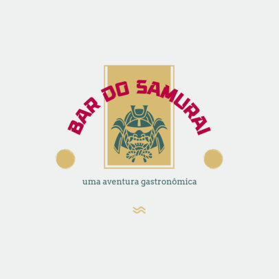 Brand Logo Template for an Asian Cuisine Restaurant