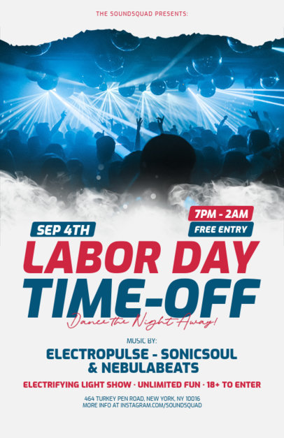 Holiday Flyer Design Creator to Celebrate Labor Day 6502b-el1