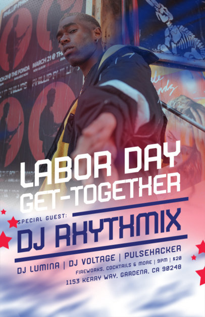 Flyer Generator to Promote a Labor Day-Themed Festival 6508e-el1