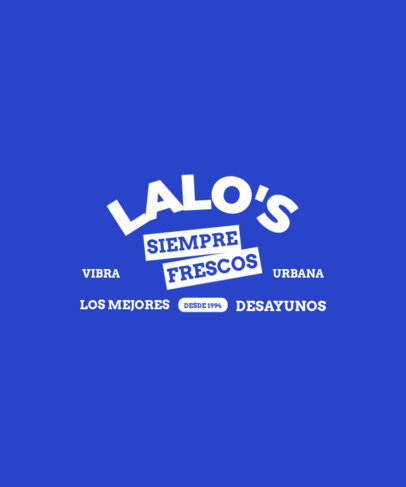 Front T-Shirt Design Creator for a Breakfast Restaurant 