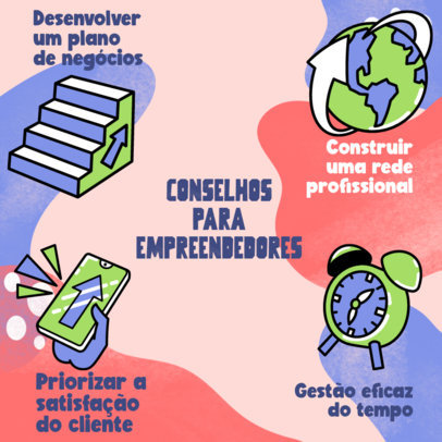 Instagram Post Generator Featuring Advice for Young Entrepreneurs 6014b