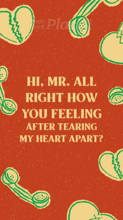 Instagram Story Video Creator Featuring a Quote Inspired by Taylor Swift