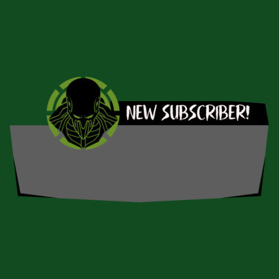 Halloween Twitch Alert Box Creator for a New Subscriber 4783n-5810