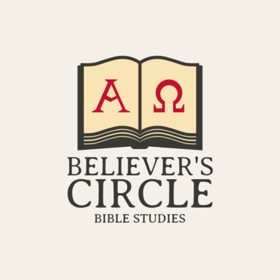 Christian Logo Maker for a Bible Studies Group