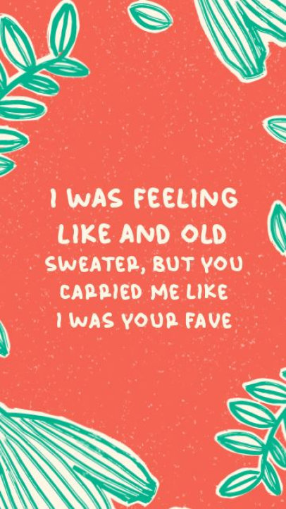 Music Instagram Story Video Generator Featuring a Quote Inspired by Taylor Swift 6973