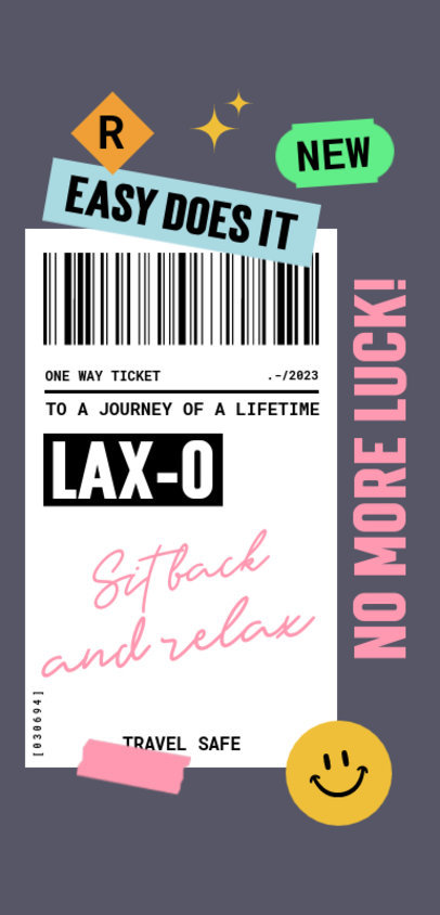 Phone Case Design Maker Featuring a Travel Ticket Theme 6524