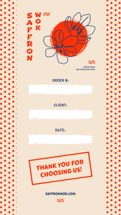 Placeit - Takeout Label Maker for an Asian Restaurant With an Order's Info