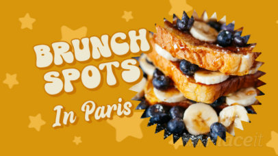 Intro Video Creator Featuring Brunch Spots Recommendations For Foodie Vlogs 6820a 7035
