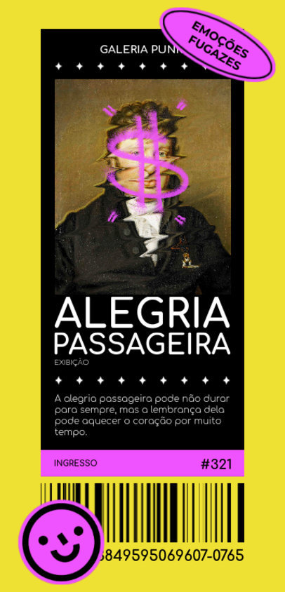 Phone Case Design Creator Featuring a Fake Ticket for an Art Gallery 6522f