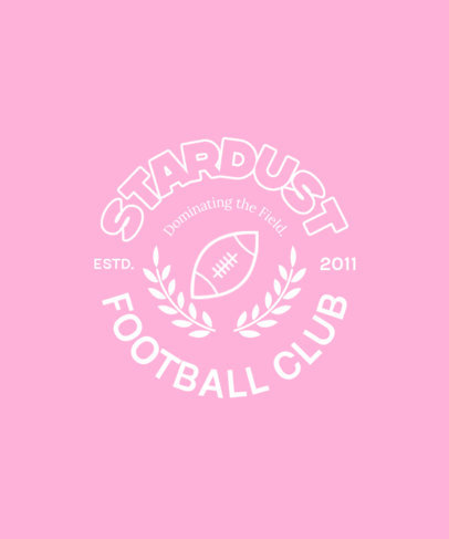 T-Shirt Design Generator with a Football Graphic for a Sports Club