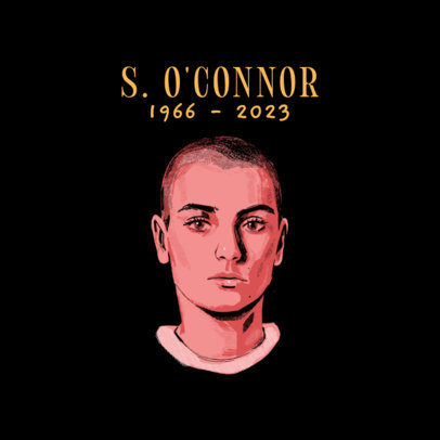 Music Logo Maker Featuring a Theme Inspired by Sinead O' Connor 2950m-6036