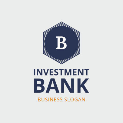 Finance Logo Maker with Geometric Custom Badge
