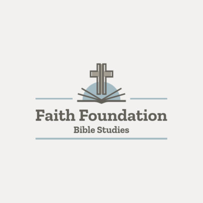Bible Studies Community Online Logo Generator  