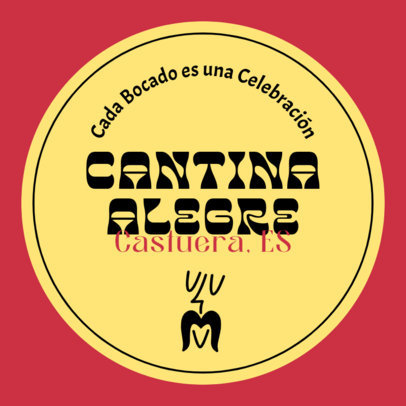 Sticker Design Creator for a Mexican Cantina