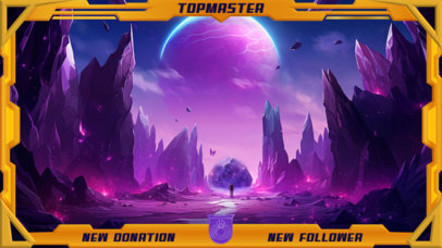 Gaming Twitch Webcam Overlay Creator With a League of Legends-Inspired Theme 5826b