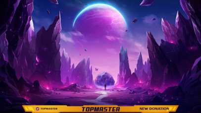 Gaming Twitch Overlay Creator Featuring a League of Legends-Inspired Theme 5826b