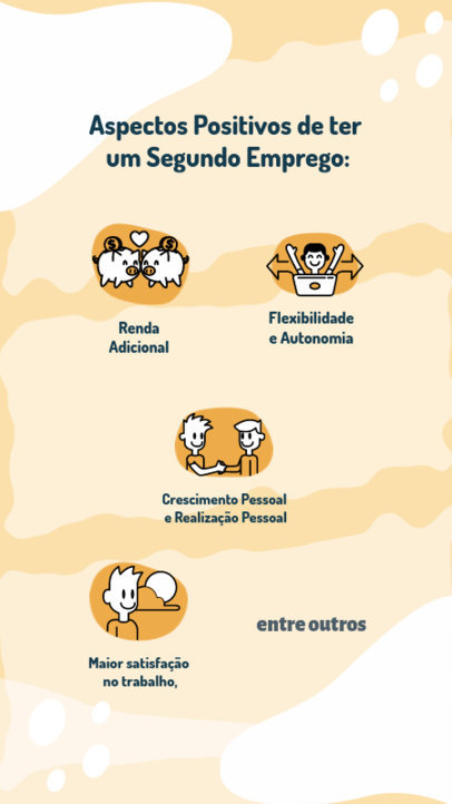 Instagram Story Creator Featuring Side Hustle Benefits and Entrepreneur Graphics 6015b