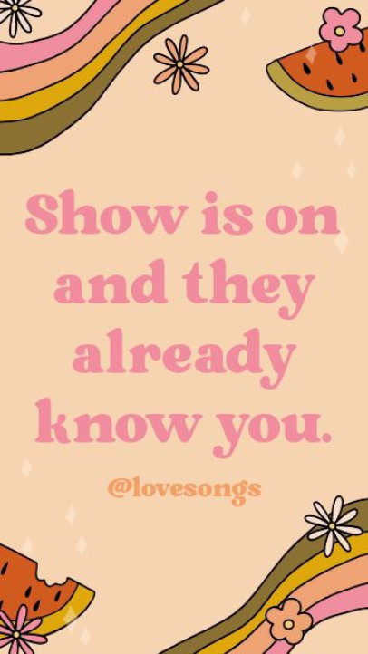 Harry Styles Instagram Story Video Creator Featuring a Song Lyric 6975