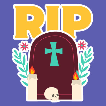 Twitch Emote Maker  With a Dia de Muertos-Themed Graphic 5837h