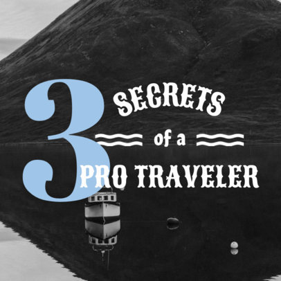 Book Cover Template for Travel Guide Books