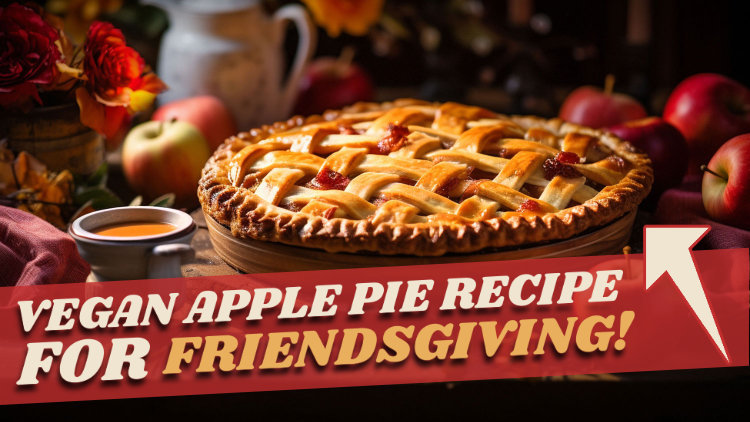 Placeit - YouTube Thumbnail Template With a Vegan Apple Pie Recipe to ...