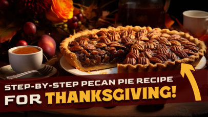 YouTube Thumbnail Maker With a Recipe to Celebrate Thanksgiving