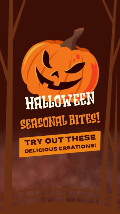 Halloween Instagram Story Video Generator for a Holiday Sale 7048