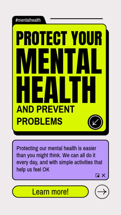 Instagram Story Maker to Prevent Mental Health Problems